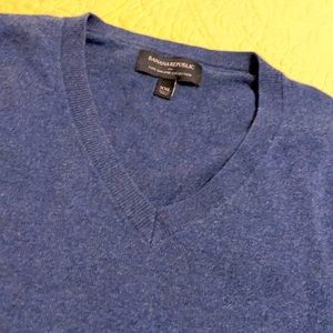 Men’s blue long sleeve sweater